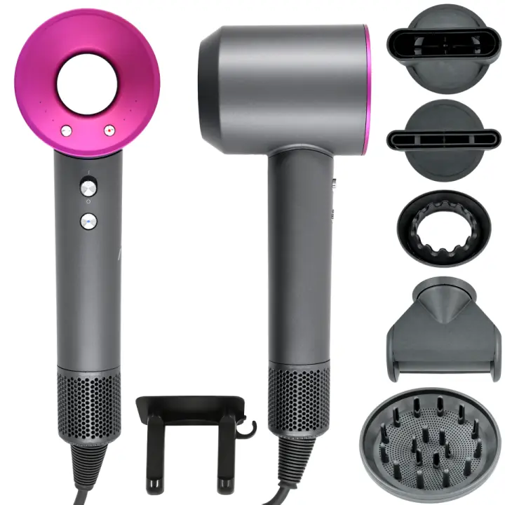 Secador profesional con 5 accesorios y 4 modos de temperatura, Secador de última generación - 1