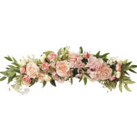 Corona de Flores de Arco de Boda Rosas Artificiales para Decoración de Guirnaldas - details 0