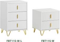 Mesita de Noche Mesa Auxiliar Mobiliario de Salón Moderno con 2 cajones L40xP40xH47 cm ES - details 31
