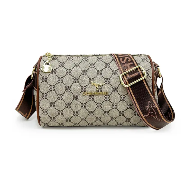 Bolso texturizado para mujer 2025bags bolso cuadrado pequeño con correa ancha para el hombro a cuadros retro que combina con todo - 1