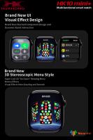 2025 nuevo HK10 mini + Smartwatch Bluetooth llamada 1GB memoria Chat GPT brújula Ai asistente de voz detección de ritmo cardíaco modo deportivo linterna AMOLED Smartwatch - details 2