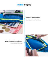 Botella de Agua de Mano para Correr AONIJIE E908 con Almacenamiento en la Muñeca Bolsa de Hidratación Paquete de Agua Suave para Carreras de Maratón - details 9