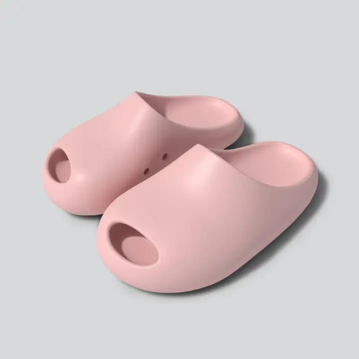 Mango zapatillas simples mujer verano 2024 nuevo interior hogar fondo suave de una palabra arrastre eva zapatillas frescas mujeres - 1