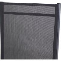 Silla plegable de aluminio Korfu, 67 x 59 x 113 cm, Carbón - details 8