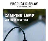 Linterna de Camping LED Retro Luz de Camping Portátil, Sin Ajuste, Impermeable, Recargable para Exteriores - details 10