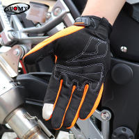 Suomy-guantes de moto para hombre y mujer, manoplas de dedo completo para pantalla táctil, motociclista, ciclismo, Enduro, color rosa - details 3