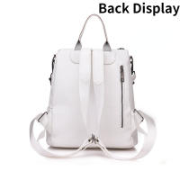Mochila informal de gran capacidad, Correa desmontable con cremallera, bolso de hombro con colgante de oso, mochila con estampado de rayas - details 11