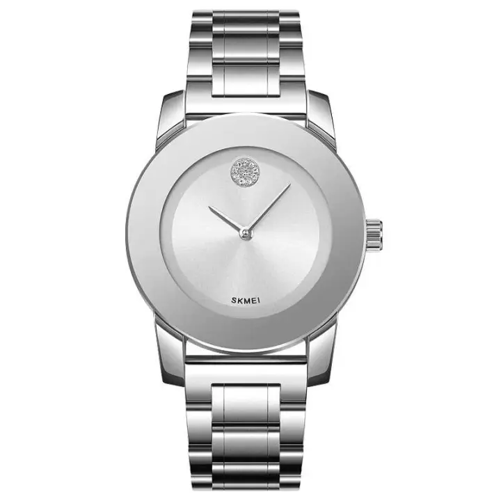Reloj de pulsera femenino de lujo de primera calidad con correa de aleación de cuarzo sin números para mujer, reloj informal de moda resistente al agua para mujer - 1