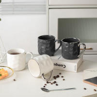 Taza de cerámica negra de estilo nórdico, taza de café para el hogar, regalo al por mayor, alto sentido, alto valor - details 2
