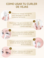 ANLAN Rizador de pestañas eléctrico Boca ancha Recargable Levantamiento de pestañas que dura 24 horas Control de temperatura NTC Herramienta de maquillaje portátil con clip - details 6