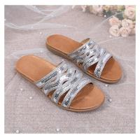 2025 Sandalias planas transpirables con diamantes de imitación - Zapatos de verano cómodos y bohemios para mujer para la playa, fiestas y uso diario, elegante moda primavera-verano - details 38