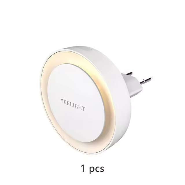 Yeelight Smart Night Light Reconocimiento inteligente Iluminación de ahorro de energía Sensor de luz de bajo consumo de energía Enchufe de la UE - 1