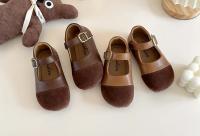 Zapatos de cuero para niños y niñas, calzado de princesa antideslizante, versátil y Chic, de fondo suave, estilo coreano, a la moda, novedad de otoño, 2024 - details 3