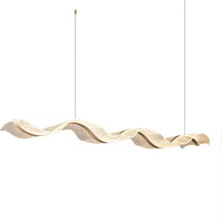 Luz LED colgante para comedor, lámpara de techo moderna y creativa de 80CM, para mostrador de Bar, cocina, sala de estar Nórdica - 1