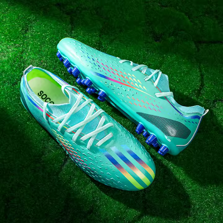 Zapatos de fútbol nuevos de verano, duraderos, con absorción de impactos. Disponibles para tacos largos y cortos. - 1