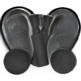 Cuerda de salto sin cuerda para ejercicio físico, cuerda de salto inalámbrica con peso ajustable para mujeres y niños, color negro - 1