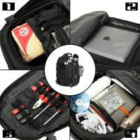 Mochila Táctica 60L Para Hombres Impermeable De Alta Capacidad Con Sistema Molle Para Camping Caza Senderismo - details 4