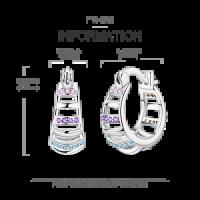 Pendientes de plata brillantes en forma de U Laza Aro para mujer, adecuados para regalos de fiesta de compromiso de aniversario, 2025 - details 10