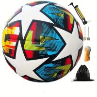 Balón de Fútbol Clásico Pentagrama Número 5 Pelota de Fútbol de PU Cosida a Máquina - details 3