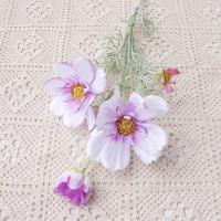 Rama de flor de Cosmos Artificial de lujo, simulación realista de plástico, crisantemo, flor falsa elegante hecha a mano - details 15