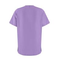 Uniforme de enfermera de color sólido para mujer, traje de pantalones de manga corta con cuello en V de tela de secado rápido, uniforme de enfermería con múltiples bolsillos - details 40