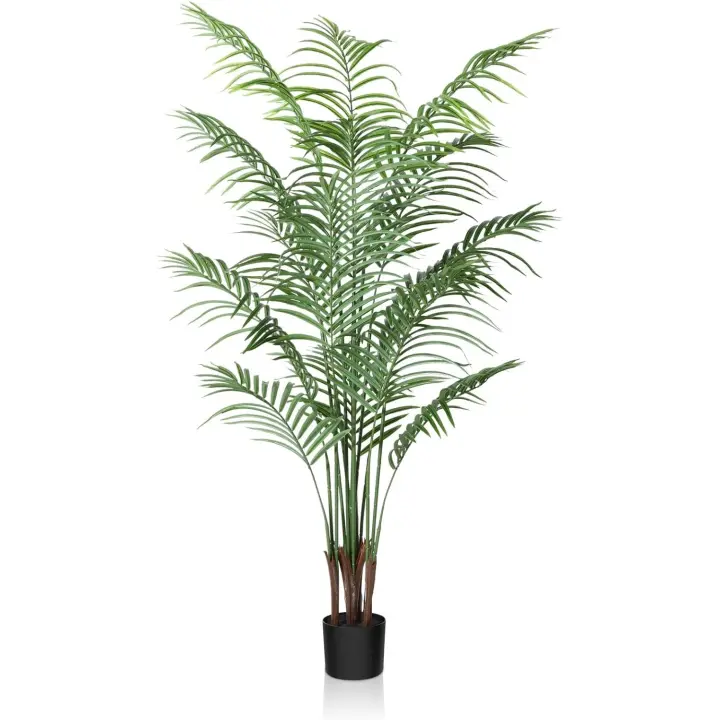 Palmera Areca Artificial Grande 150 cm Plástico Moderno para Interiores y Exteriores - 1