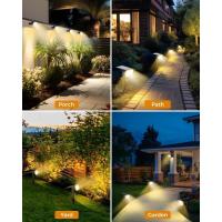 Luces Solares LED Exterior Jardin [8 Paquete/72LED], LED Exterior Solares Potente Impermeable Lampara Luz Solar Exterior Iluminacion para Suelo Exteriores, Blanco Calida - details 4