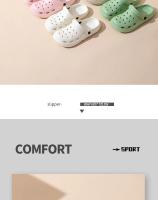 Sandalias de moda, zapatillas impermeables, zapatos de mujer, toboganes de verano para exteriores, zapatos de jardín de suela suave, zuecos de enfermería para interiores, sandalias - details 3