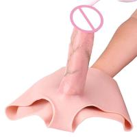 Leten FAAK-pantalones de silicona con funda realista, ropa interior con consolador hueco, arnés, Juguetes sexuales para hombres - details 35