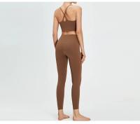 Mallas sin costuras de cintura alta para mujer, pantalones elásticos de Yoga, ropa de gimnasio informal - details 2