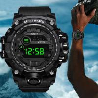 Reloj Deportivo de Lujo Premium Resistente al Sudor Luminoso Multifuncional con Pulsera de Cuero - details 0