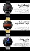 Reloj Inteligente Hombres Mujeres, Smartwatch Redondo de 1.463