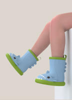 Tiburón zapatos de lluvia antideslizante y resistente al desgaste lindo ligero impermeable pegamento zapatos - details 4