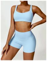 Pantalones Cortos de Cintura Alta de Yoga Ouwu Anti-Esqüí, Ideal para Ciclismo, Correr, Entrenamiento Intenso, Gimnasio Ropa Deportiva para Mujeres - details 24