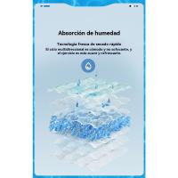 Verano de los hombres 2025 nuevo secado rápido T hielo fresco tejido deportes manga corta cuello redondo correr fitness T - details 8