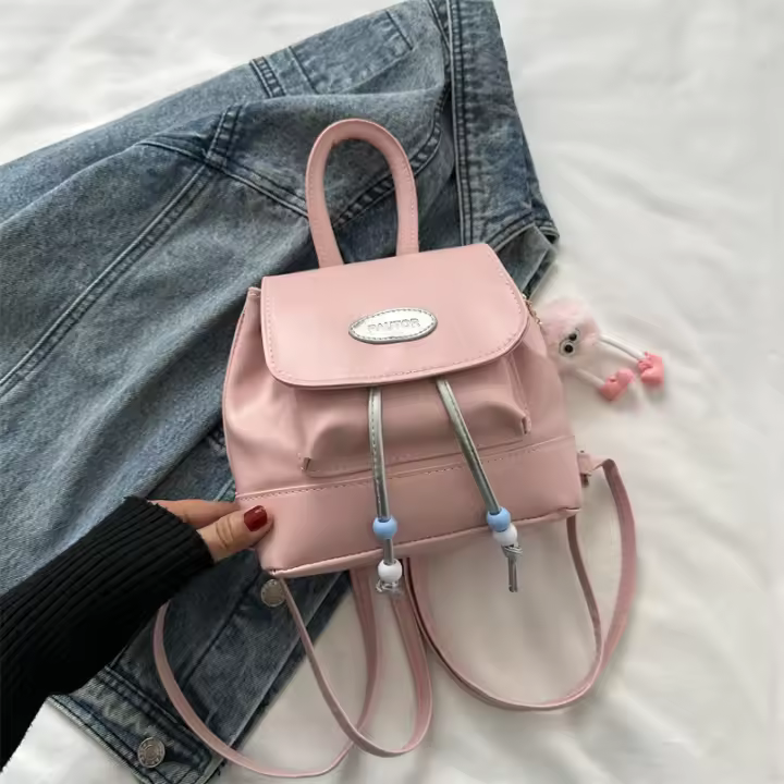 mochila, hombros, nuevo estilo, lindo, personalidad, retro, estilo occidental, mochila, niña, de moda - 1