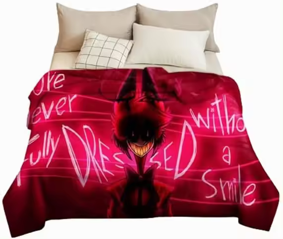 Manta de hotel anime Hazbin Charlie Morningstar/Vaggie/Alastor/Angel - 1