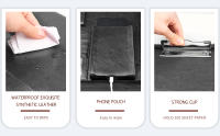 Organizador de Cartera de Cuero Suave WRIYES Portafolletito de Negocios Profesional con 3 Anillos - details 2