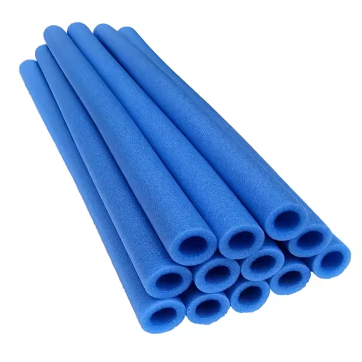 Cubierta de postes de trampolín, Tubos de Espuma acolchados de 40CM, cubierta de esponja de tubo de espuma, Fundas protectoras de poste de trampolín, color azul, 10 piezas - 1