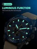 Reloj militar MEGIR de lujo de primera marca con cronógrafo deportivo, reloj de pulsera de cuarzo luminoso resistente al agua a la moda, reloj Masculino - details 10