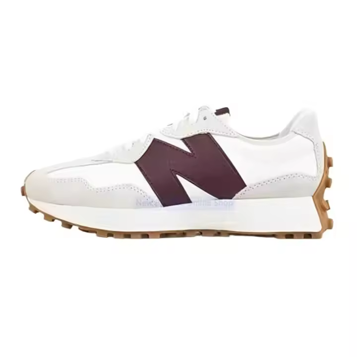 Zapatillas oficiales Leten NB 327 KA rojo blanco para hombre mujer zapatillas deportivas - Estilo joven - 1