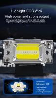 Linterna frontal COB con Sensor, 5 modos, miniiluminación frontal de trabajo, recargable, para exteriores, ciclismo, pesca - details 3