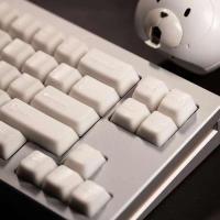 Teclas con temática de Jade, perfil de cereza ABS, doble disparo, translúcido, leche, 120 teclas, para teclado MX Switch Gamer - details 0