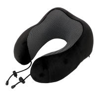 Almohada De Viaje Suave En Forma De U Para Cuello Con Memoria De Espuma Almohadilla De Soporte Para Cervical Uso En Avión Y Hogar - details 3