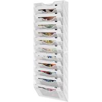 Colgante de Pared Organizador de Documentos 12 Niveles, Revistero para Oficina, Hogar, Escuela, Accesorios, Suministros, Color Blanco - details 0