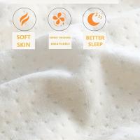 Almohada de espuma viscoelástica ortopédica de fibra de bambú, cojín de dormir lento, rebote suave en forma de mariposa relajante, 1 unidad - details 0