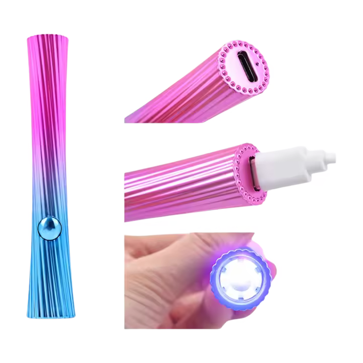 Lámpara LED portátil recargable de 3W Secado rápido de gel para uñas Herramienta de manicura compacta para belleza - 1