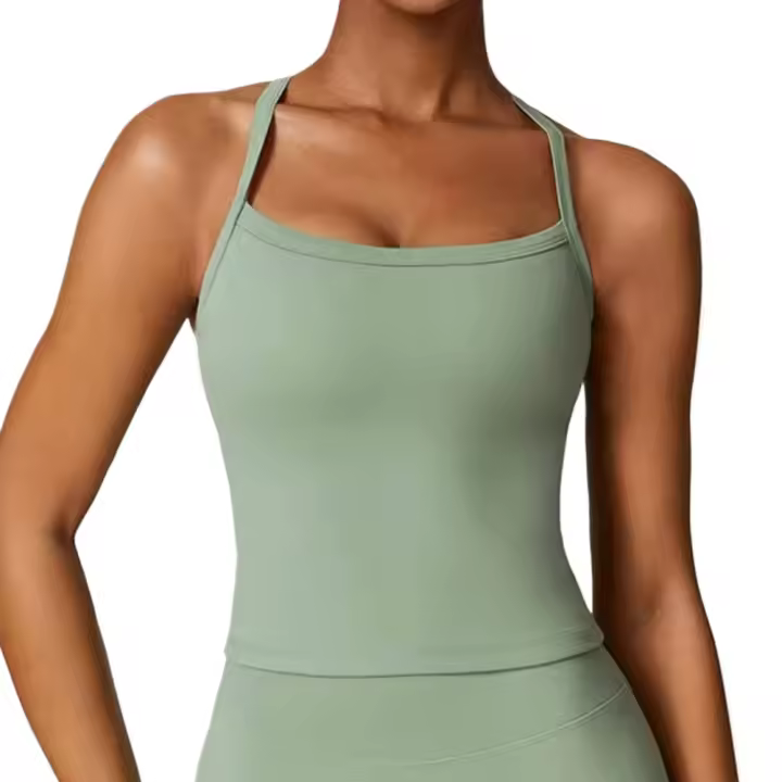 Top de Yoga para Mujer Chaleco Deportivo Transpirable a Prueba de Golpes - 1