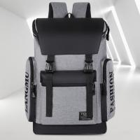 Mochila Simple con letras para hombre, bolso escolar multifuncional de gran capacidad para estudiantes, bolso de hombro, bolso para ordenador portátil, mochila de lona para viaje - details 11