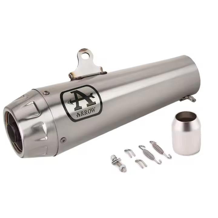 Tubo de escape modificado para motocicleta ARROW Wrigley, sección trasera de presión trasera silenciada, tubo de escape general CM500/vn650 - 1